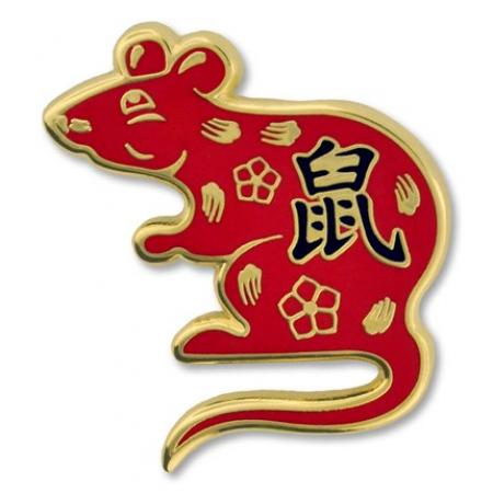 Chinese Zodiac Pin - Year of the Rat 