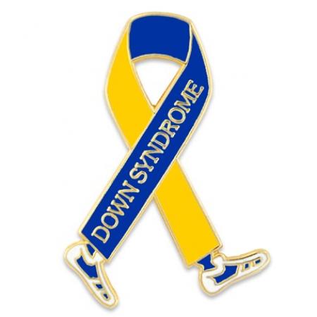 Down Syndrome Walk Ribbon Pin 