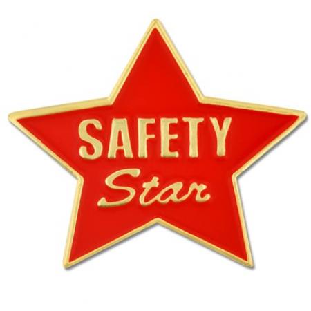 Safety Star - Red Pin 