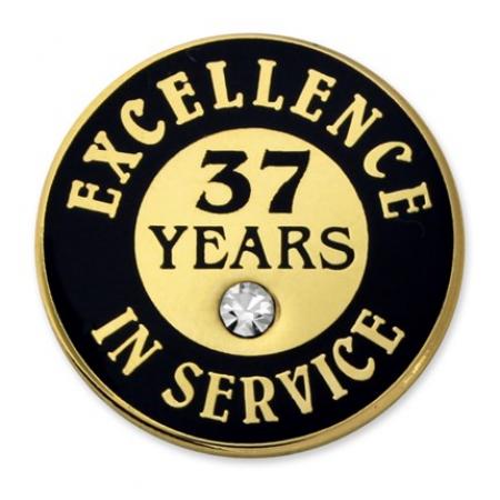 Excellence In Service Pin - 37 Years 