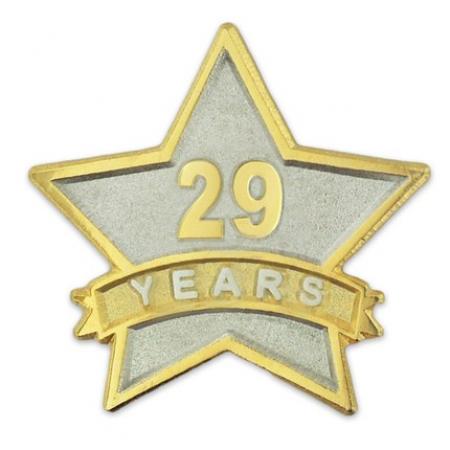 Years of Service Star Pin - 29 Years 