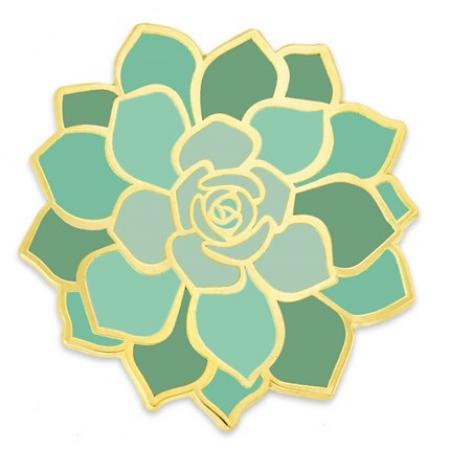 Succulent Flower Pin 