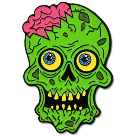 Zombie Brains Pin