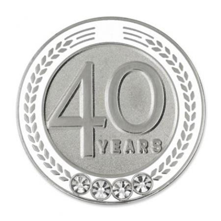 Years of Service Pin - 40 Years 