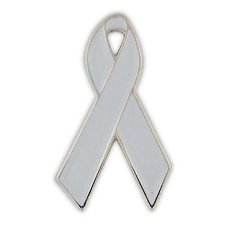 Grey Ribbon Pin 