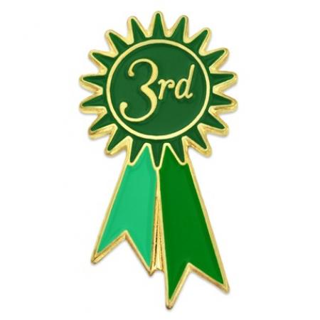 3rd Place Ribbon Pin 