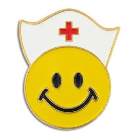 Smiley Face Nurse Pin