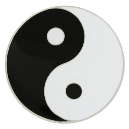 Taoism Yin Yang Enamel Pin 