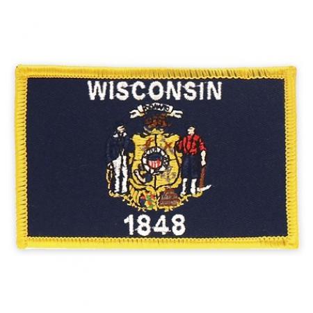 Patch - Wisconsin State Flag 