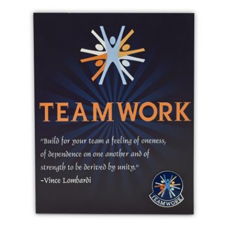 Teamwork Card and Pin 