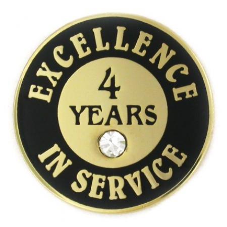 Excellence In Service Pin - 4 Years 