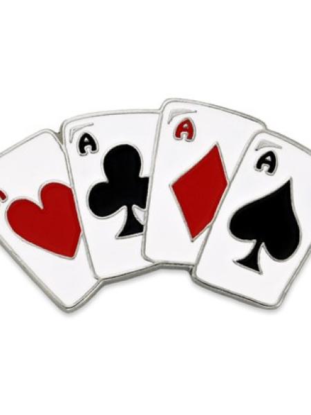 Playing Cards - Aces Pin