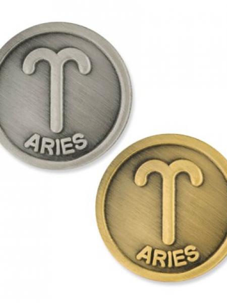 Aries Zodiac Pin