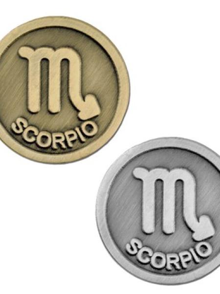 Scorpio Zodiac Pin