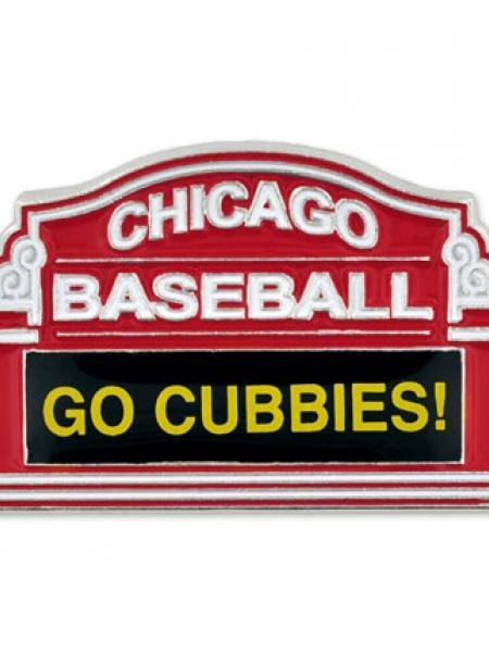 Chicago Baseball Marquee Pin