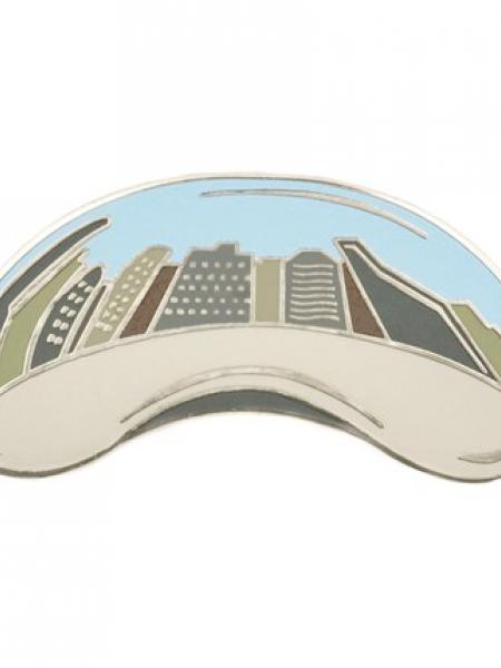 Chicago Bean Pin