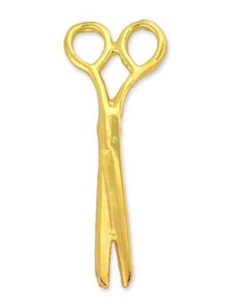 Gold Scissors Pin