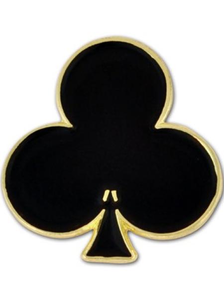 Black Club Lapel Pin