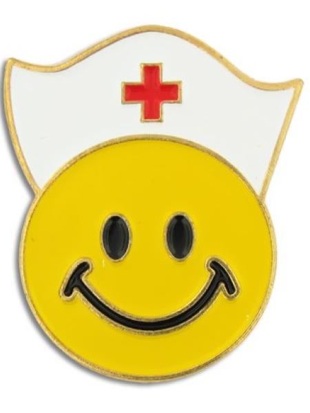 Smiley Face Nurse Pin