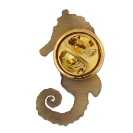     Seahorse Pin - Antique Bronze