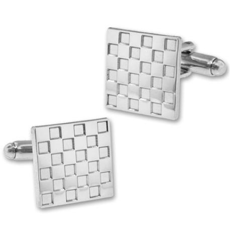     Square Checks Cufflink Set