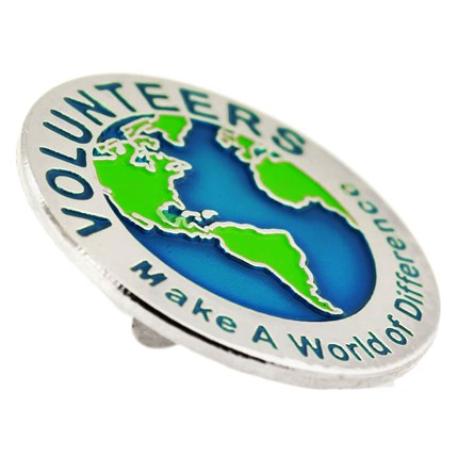     Volunteers Make a World of Difference Pin