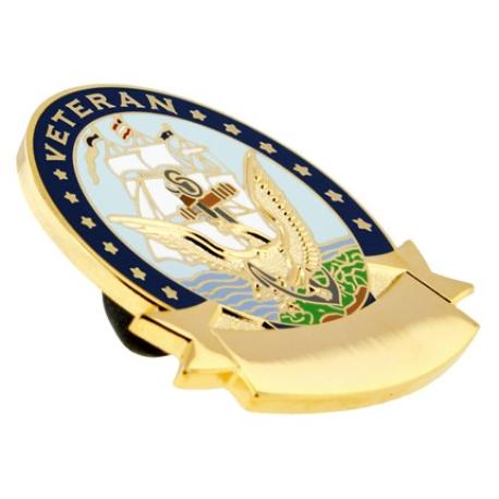     Navy Veteran Pin - Engravable