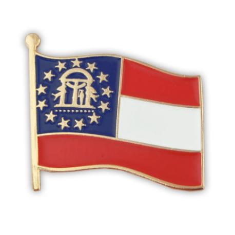     Georgia State Flag Pin