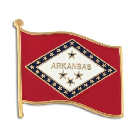     Arkansas State Flag Pin