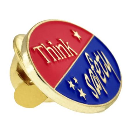     Think Safety Lapel Pin