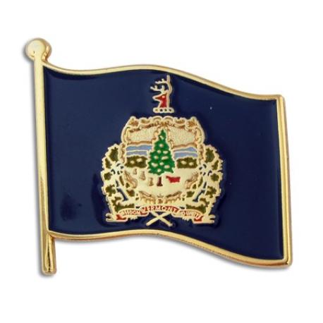     Vermont State Flag Pin