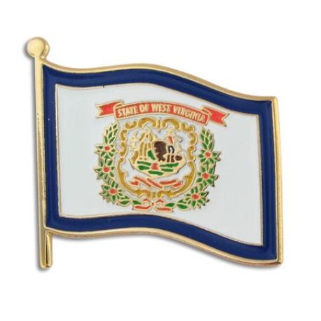     West Virginia State Flag Pin