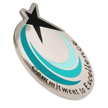     Commitment To Excellence Pin Magnetic Back