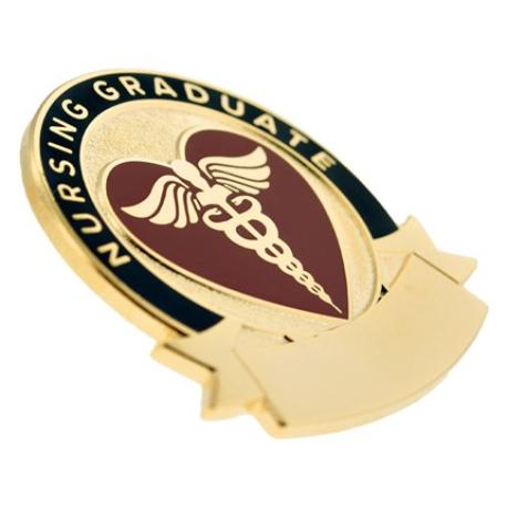     Nursing Grad Caduceus Pin-Engravable