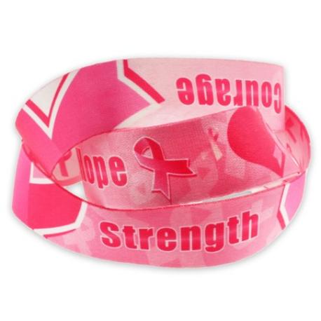     Pink Awareness Pin, Bracelet, and Lanyard Set