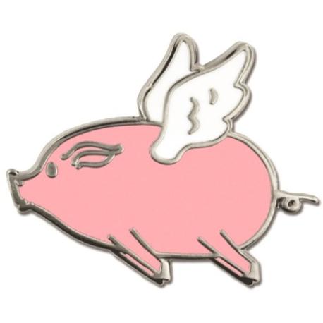     Flying Pig Lapel Pin