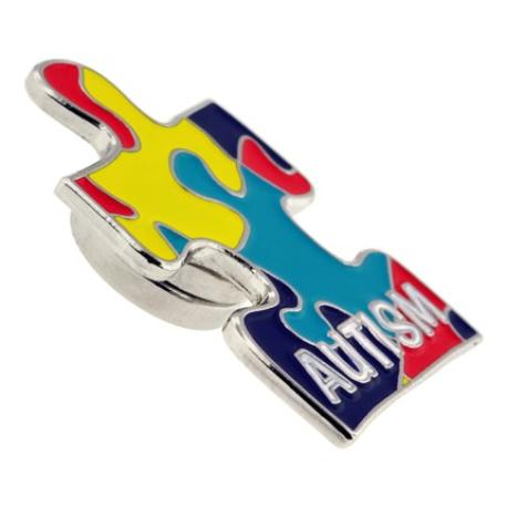     Autism Puzzle Pin Magnetic Back