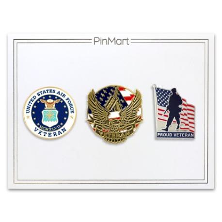     U.S. Air Force Veteran 3-Pin Set