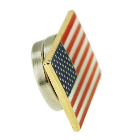     American Flag Pin with Magnetic Back