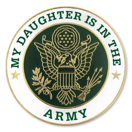     U.S. Army Daughter Pin