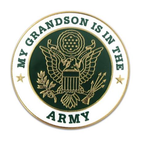     U.S. Army Grandson Pin