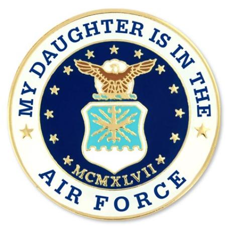     U.S. Air Force Daughter Pin