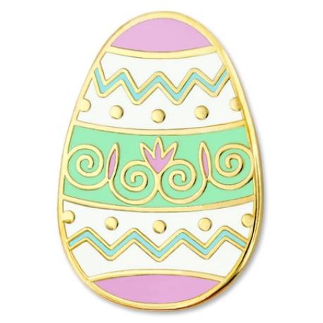     Decorated Easter Egg Pin