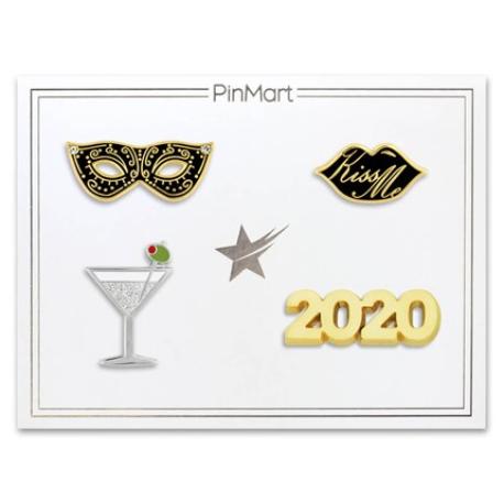     2020 New Year's 4-Pin Set