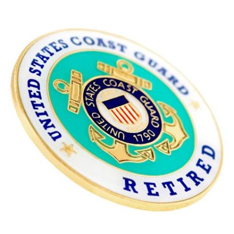     U.S. Coast Guard Retired Pin