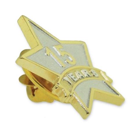     Years of Service Star Pin - 15 Years