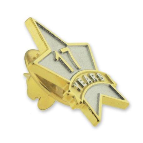     Years of Service Star Pin - 17 Years