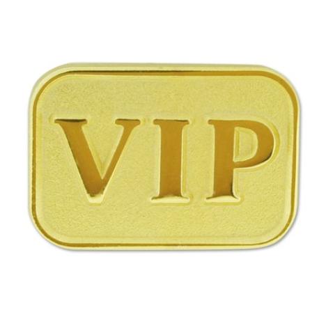     Gold VIP Lapel Pin