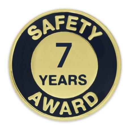     Safety Award Pin - 7 Years