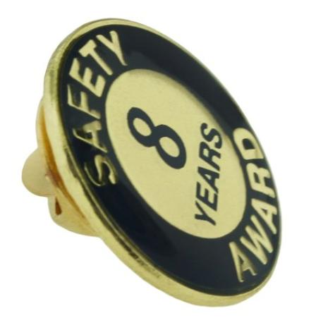     Safety Award Pin - 8 Years